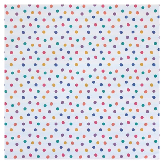 Rainbow Dot Stripe Double-Sided Cardstock Paper by Recollections™, 12" x 12"
